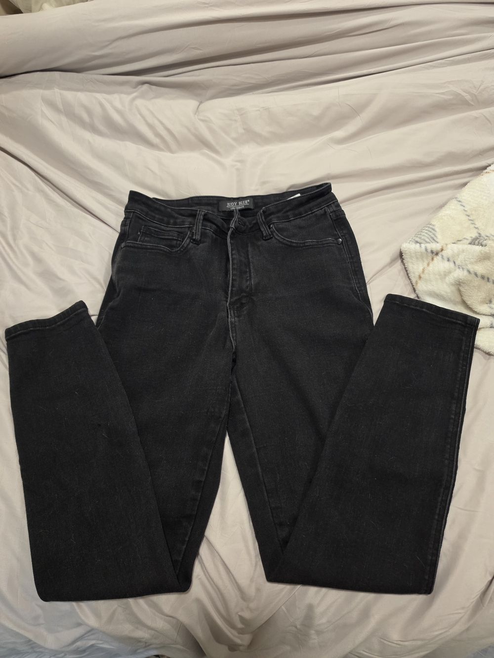 Judy Blue Black High-Rise Straight Jeans